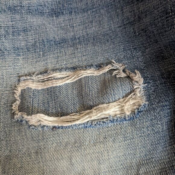 Point Sur Shoreditch Made in USA Distressed and Patched Selvedge Denim - Picture 5 of 14